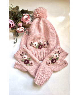 Pink Beauty Knitted Hat