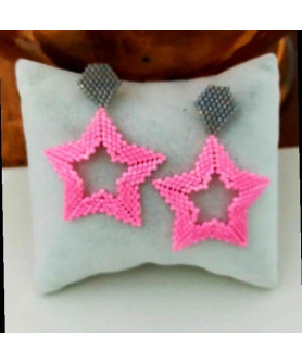 Miyuki Star Earrings